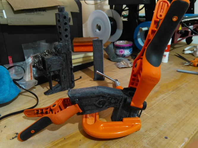 CS GO: Tec 9 (Functional Parts) 3D Print 11778 CS GO: Tec 9 (Functional Parts) 3D Print 11778