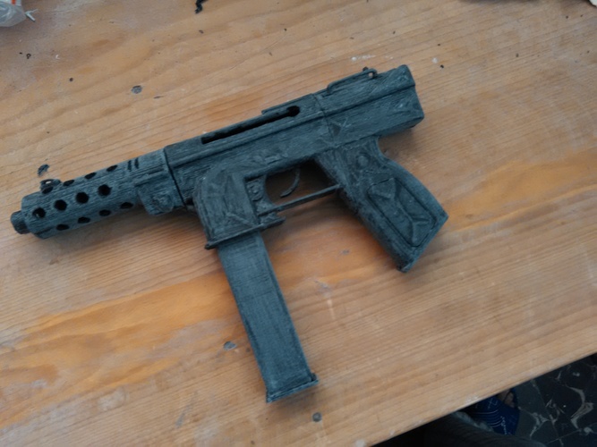 CS GO: Tec 9 (Functional Parts) 3D Print 11779 CS GO: Tec 9 (Functional Parts) 3D Print 11779