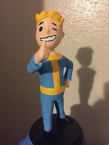 Fallout 4 Bobblehead Collection 3D Print 11780 Fallout 4 Bobblehead Collection 3D Print 11780