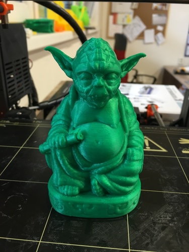 Improved Yoda Buddha w/ Lightsaber 3D Print 11784 Improved Yoda Buddha w/ Lightsaber 3D Print 11784