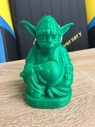 Improved Yoda Buddha w/ Lightsaber 3D Print 11785 Improved Yoda Buddha w/ Lightsaber 3D Print 11785