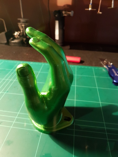 Hand Hanger 2 (modified from danowall's design) 3D Print 11811 Hand Hanger 2 (modified from danowall's design) 3D Print 11811