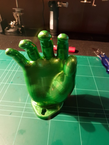 Hand Hanger 2 (modified from danowall's design) 3D Print 11814 Hand Hanger 2 (modified from danowall's design) 3D Print 11814