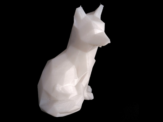 Low Poly Fox 3D Print 1197 Low Poly Fox 3D Print 1197