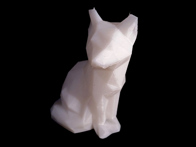 Low Poly Fox 3D Print 1199 Low Poly Fox 3D Print 1199
