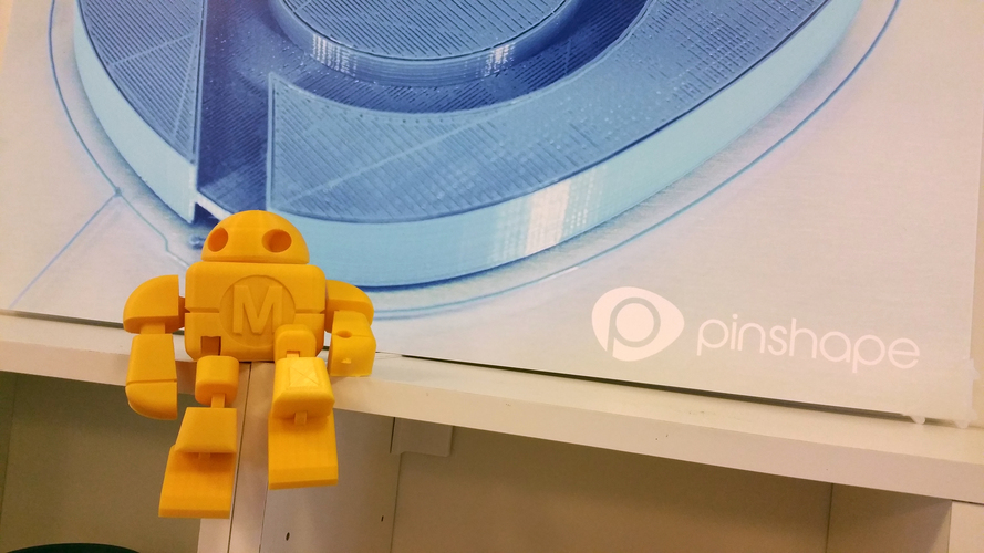 BIG Maker Faire Robot Action Figure 3D Print 12 BIG Maker Faire Robot Action Figure 3D Print 12