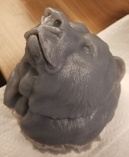 Grizzly bear bust 3D Print 12011 Grizzly bear bust 3D Print 12011