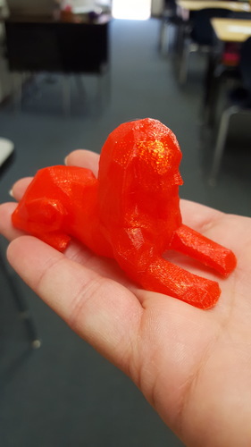 Low Poly Sphinx 3D Print 12044 Low Poly Sphinx 3D Print 12044