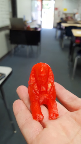 Low Poly Sphinx 3D Print 12045 Low Poly Sphinx 3D Print 12045