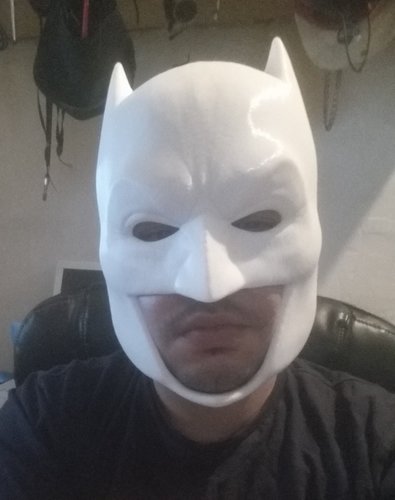 Batman Cowl 3D Print 12106 Batman Cowl 3D Print 12106
