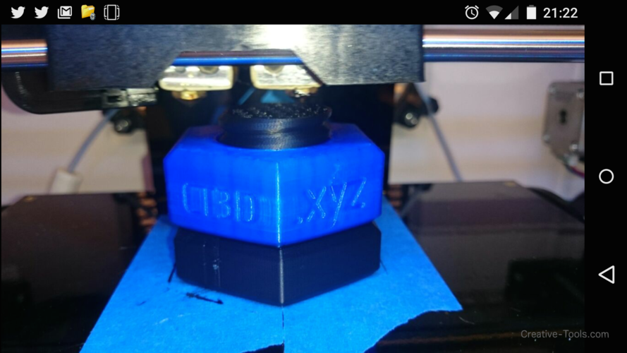 Impossible 3D-printed bolt and nut 3D Print 1213 Impossible 3D-printed bolt and nut 3D Print 1213
