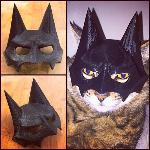 BatCat Mask 3D Print 12168 BatCat Mask 3D Print 12168