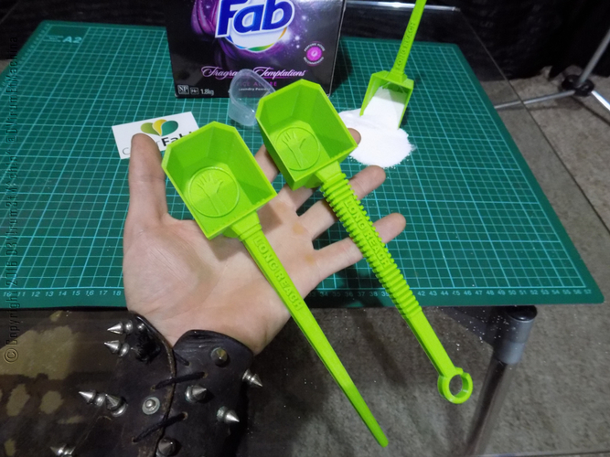 Long Reach Laundry Scoop 3D Print 12190 Long Reach Laundry Scoop 3D Print 12190