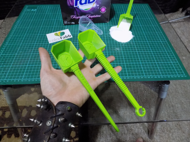 Long Reach Laundry Scoop 3D Print 12191 Long Reach Laundry Scoop 3D Print 12191
