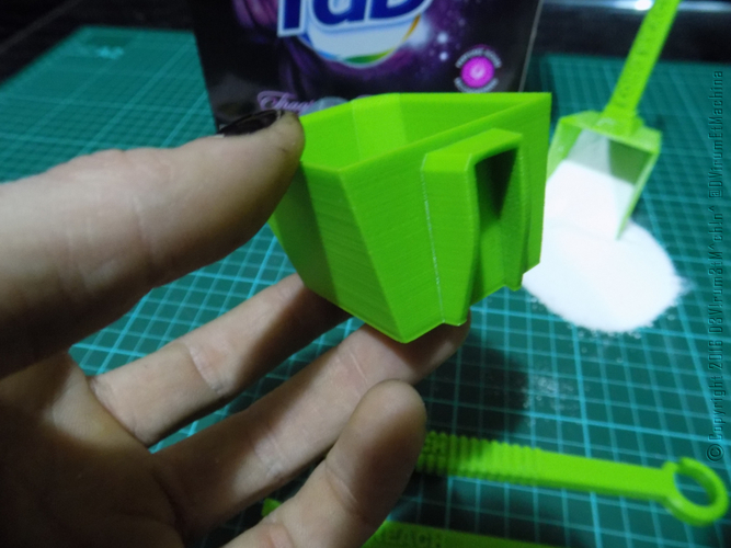 Long Reach Laundry Scoop 3D Print 12192 Long Reach Laundry Scoop 3D Print 12192