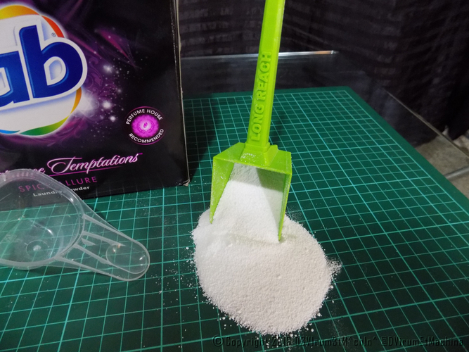 Long Reach Laundry Scoop 3D Print 12195 Long Reach Laundry Scoop 3D Print 12195