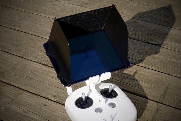 iPad Mini hood/visor/shade 3D Print 12243 iPad Mini hood/visor/shade 3D Print 12243