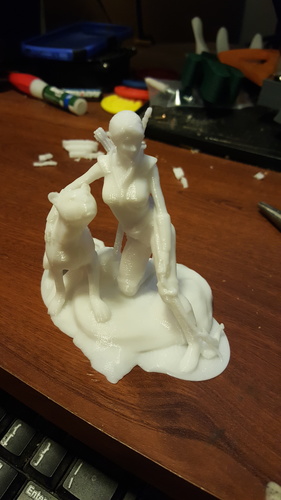 The Huntress v1.2 3D Print 12298 The Huntress v1.2 3D Print 12298