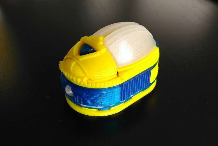 Scarab Beetle Box (with secret lock) 3D Print 1231 Scarab Beetle Box (with secret lock) 3D Print 1231