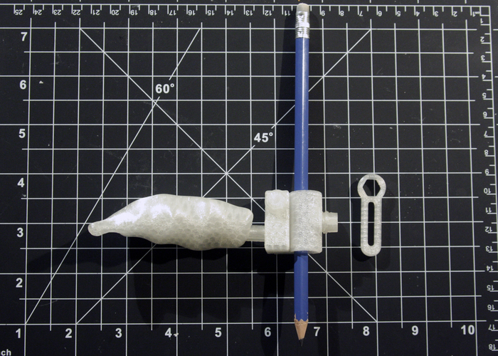Ergonomic Adaptive Tool Holder 3D Print 12344 Ergonomic Adaptive Tool Holder 3D Print 12344