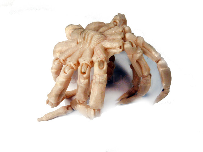 Articulated Facehugger 3D Print 12349 Articulated Facehugger 3D Print 12349