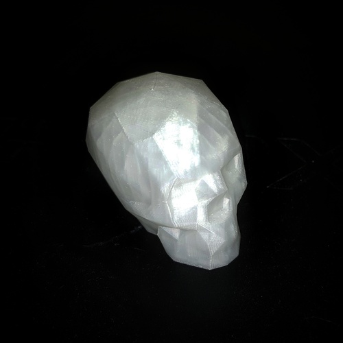 Low Poly Skull 3D Print 12360 Low Poly Skull 3D Print 12360