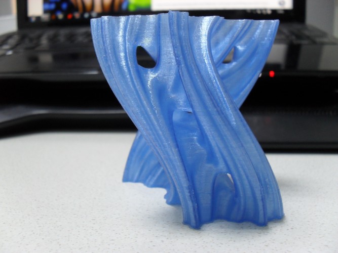 Julia Vase #001 - Aqua 3D Print 12442 Julia Vase #001 - Aqua 3D Print 12442