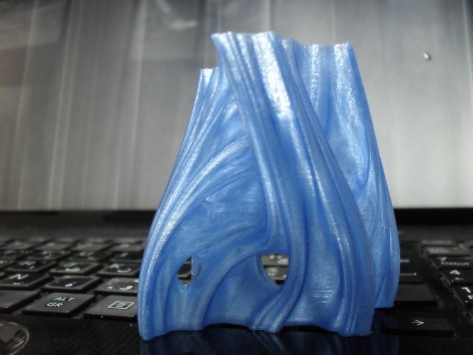 Julia Vase #001 - Aqua 3D Print 12445 Julia Vase #001 - Aqua 3D Print 12445
