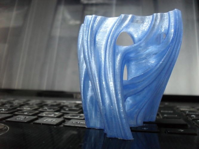 Julia Vase #001 - Aqua 3D Print 12447 Julia Vase #001 - Aqua 3D Print 12447