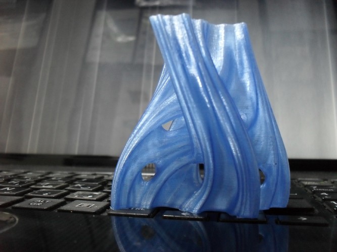 Julia Vase #001 - Aqua 3D Print 12449 Julia Vase #001 - Aqua 3D Print 12449