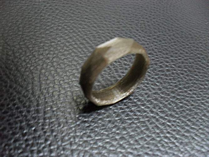 Low poly ring 3D Print 12482 Low poly ring 3D Print 12482