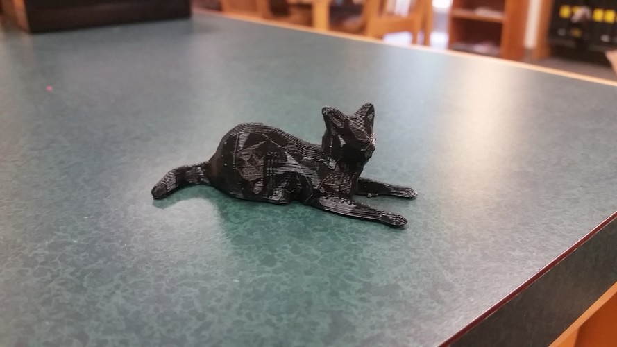 Low Poly Cat 3D Print 12503 Low Poly Cat 3D Print 12503