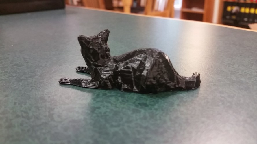 Low Poly Cat 3D Print 12504 Low Poly Cat 3D Print 12504