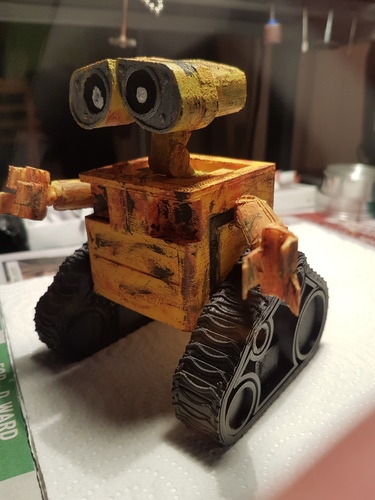 WALL-e ( cut into parts ) 3D Print 12525 WALL-e ( cut into parts ) 3D Print 12525