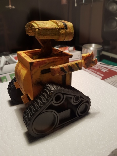 WALL-e ( cut into parts ) 3D Print 12528 WALL-e ( cut into parts ) 3D Print 12528