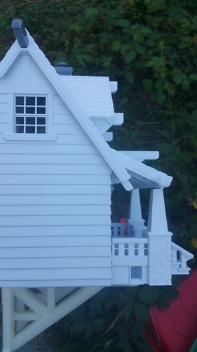 the American Craftsman Bungalow Birdhouse 3D Print 12633 the American Craftsman Bungalow Birdhouse 3D Print 12633
