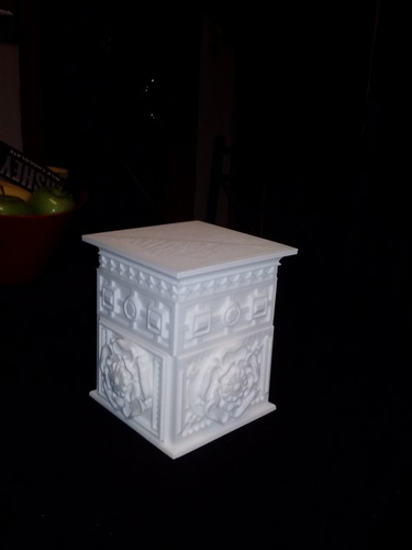 The Tudor Rose Box (with secret lock) 3D Print 12718 The Tudor Rose Box (with secret lock) 3D Print 12718