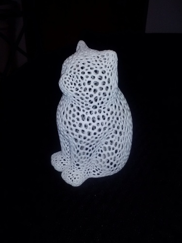 LASER CAT - Voronoi Style 3D Print 12722 LASER CAT - Voronoi Style 3D Print 12722