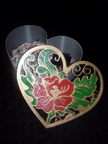 "Heart" box. 3D Print 12724 "Heart" box. 3D Print 12724