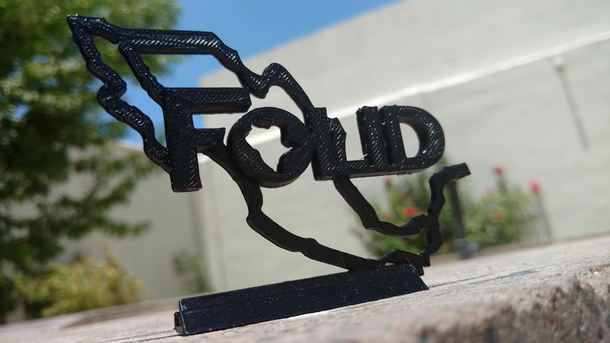 FOLID Logo 3D Print 12771 FOLID Logo 3D Print 12771