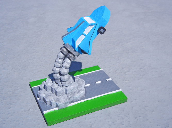 Road Trip to the Moon 3D Print 1280 Road Trip to the Moon 3D Print 1280