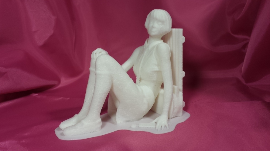 Shizuko - the quiet manga schoolgirl 3D Print 12890 Shizuko - the quiet manga schoolgirl 3D Print 12890