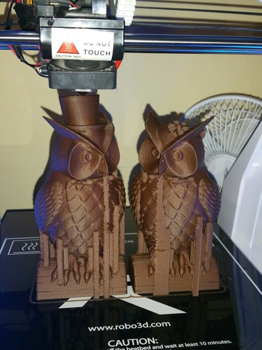His_and_Her_Owls 3D Print 12965 His_and_Her_Owls 3D Print 12965
