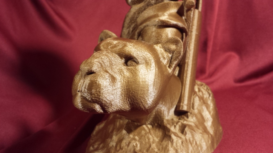 Bust - The Huntress v1.2 3D Print 13041 Bust - The Huntress v1.2 3D Print 13041