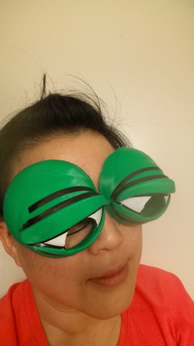 Pepe the Frog Holloween Costume Eyeglasses Tie-on 3D Print 13181 Pepe the Frog Holloween Costume Eyeglasses Tie-on 3D Print 13181