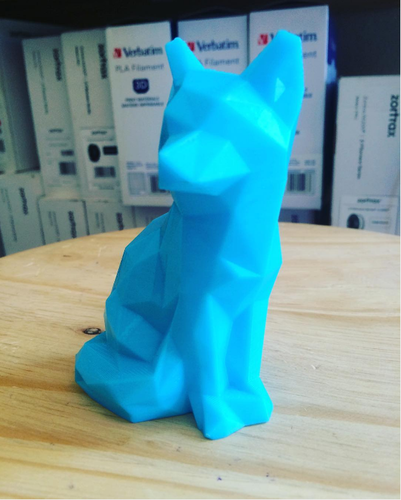 Low Poly Fox 3D Print 13187 Low Poly Fox 3D Print 13187