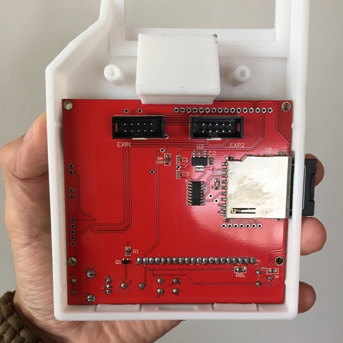 Robo3D R1 Graphic Controller, No tools or screws 3D Print 13201 Robo3D R1 Graphic Controller, No tools or screws 3D Print 13201