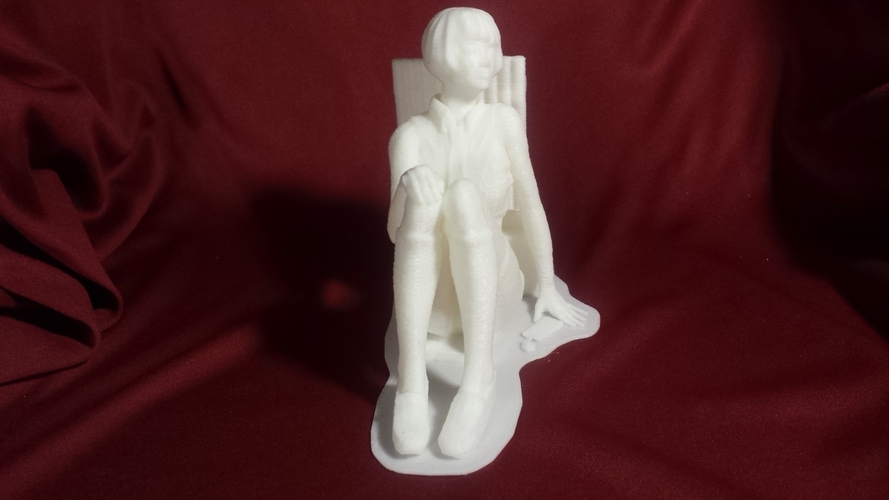 Shizuko - the quiet manga schoolgirl 3D Print 13209 Shizuko - the quiet manga schoolgirl 3D Print 13209