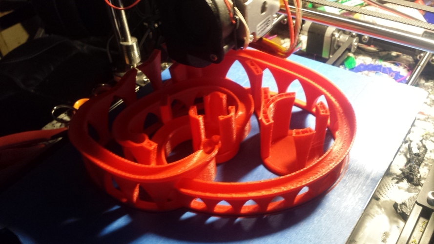 The Cyclone: triple lift, triple track marble machine 3D Print 13217 The Cyclone: triple lift, triple track marble machine 3D Print 13217