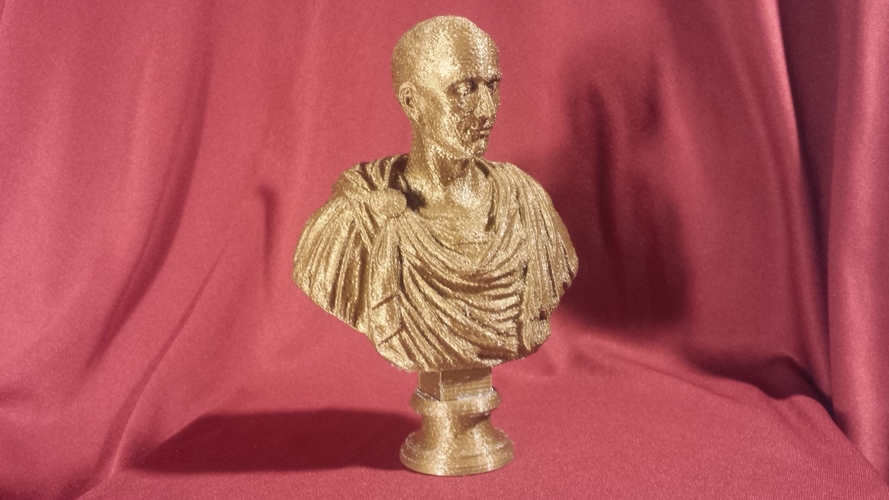 Julius Caesar (scan the world) 3D Print 13387 Julius Caesar (scan the world) 3D Print 13387